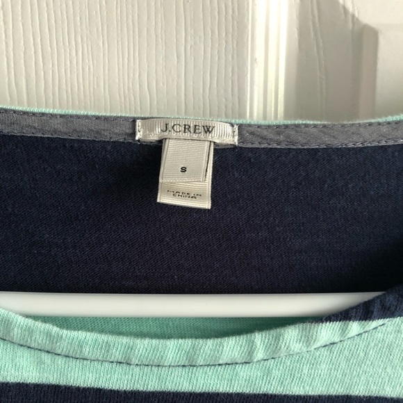 J. Crew Three Quarter Sleeve Dress - Navy & Teal - Picture 3 of 3